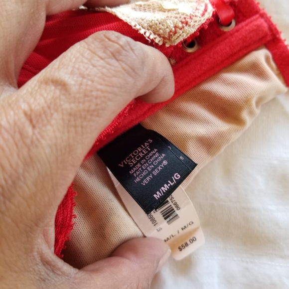 New Victoria's Secret Riley& james corset trainer waist 2 pc medium - Picture 2 of 10